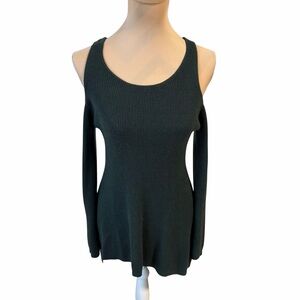 New York & Company Forest Green Long Sleeve Scoop Neck Top Women’s Small